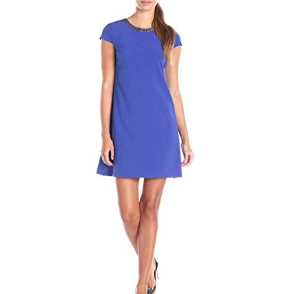 Jessica Simpson cap sleeve shift dress Size 4